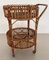 Mid-Century Italian Bamboo and Rattan Serving Bar Cart or Trolley, 1970s, Image 6