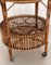 Mid-Century Italian Bamboo and Rattan Serving Bar Cart or Trolley, 1970s, Image 3
