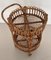 Mid-Century Italian Bamboo and Rattan Serving Bar Cart or Trolley, 1970s 11