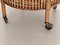 Mid-Century Italian Bamboo and Rattan Serving Bar Cart or Trolley, 1970s, Image 7