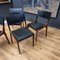 Rosewood Dining Chairs with Leather Seats by Carlo De Carli for Luigi Sormani, 1960s, Set of 4 2