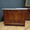 19th Century Genoese Chests of Drawers with Carrara Marble Tops, 1820, Set of 2 4