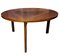 Vintage Round Rosewood Dining Table attributed to Harry Ostergaard, 1960s 1