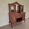 Early 20th Century Oak Buffet with Glass Doors and Mirror 4