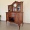 Early 20th Century Oak Buffet with Glass Doors and Mirror 3