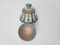 Moroccan Enameled Ceramic Urn, Image 2