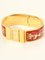 Loquet Enamel Bangle Watch Red from Hermes, Image 10