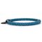 Bangle Light Blue Intrecciato Ec-19881 Leather Bracelet from Bottega Veneta 4