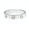 Love Mini Love Ring White Gold [18k] Fashion No Stone Band Ring Silver from Cartier 5