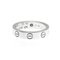 Love Mini Love Ring White Gold [18k] Fashion Diamond Band Ring Silver from Cartier 4