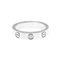 Love Mini Love Ring White Gold [18k] Fashion Diamond Band Ring Silver from Cartier 1