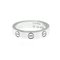Love Mini Love Ring White Gold [18k] Fashion Diamond Band Ring Silver from Cartier 5