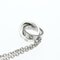 Baby Love Bracelet White Gold [18k] No Stone Charm Bracelet Silver from Cartier 6
