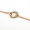 rinity collar colgante cadena doble 3 colores oro K18yg Wg Pg amarillo blanco rosa B7218200 de Cartier, Imagen 4
