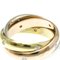 Bague Trinity en or rose [18k], en or blanc [18k], en or jaune [18k] Bague en or avec diamants de Cartier 5