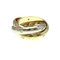 Bague Trinity en or rose [18k], en or blanc [18k], en or jaune [18k] Bague en or avec diamants de Cartier 3