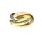 Trinity Ring 15pd Pink Gold [18k],white Gold [18k],yellow Gold [18k] Fashion Diamond Band Ring Gold from Cartier 4