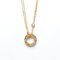 Love Circle Necklace B7224509 Pink Gold [18k] Diamond Men,women Fashion Pendant Necklace carat/0.03 [Pink Gold] from Cartier 2