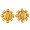 Fake Pearl Coco Mark Earrings 25 Engraved Gp Gold Womens Itndnzpei30q from Chanel, Set of 2, Image 4