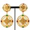 Gripoa Color Stone Circle Earrings Gp Womens Itkf5axucp6w from Chanel Set of 2 1