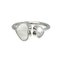 Happy Diamond Heart 829482 White Gold [18k] Fashion Shell Band Ring Silver from Chopard 1