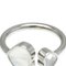 Happy Diamond Heart 829482 oro blanco [18k] Anillo de moda con forma de concha de plata de Chopard, Imagen 6