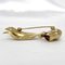 Brooch Gold Ec-20020 Ribbon Gp Pin Ladies by Christian Dior 4