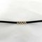 Choker Black Gold Ec-20017 Necklace Leather Metal Womens by Christian Dior 4