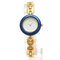 Cambio de bisel esfera blanca Gp reloj de cuarzo para mujer bañado en oro 11 / 12.2 de Gucci, Imagen 1