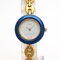 Cambio de bisel esfera blanca Gp reloj de cuarzo para mujer bañado en oro 11 / 12.2 de Gucci, Imagen 4