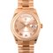 Automatic Watch with Pink Dial in Gold from Rolex 1