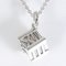 Atlas Cube Silber Halskette von Tiffany 1