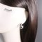 Silberne Ohrringe mit Herz durchbohrt von Tiffany, 2 . Set 3