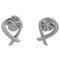 Heart Earrings in Silver by Paloma Picasso for Tiffany & Co. 1