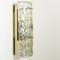 Large Modern Brass Ice Glass Wall Light attributed to J. T. Kalmar, 1960s, Image 11