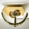 Large Modern Brass Ice Glass Wall Light attributed to J. T. Kalmar, 1960s, Image 4