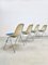 Vintage Fiberglass DSX Chairs by Eames for Vitra / Herman Miller, 1970s, Set of 4 4
