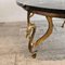 Round Brass and Marble Coffee Table, 1975 3