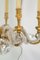 Gilded Iron and Mirror Sconces with Glass Drops, 1960s, Set of 2 4