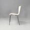 Italian Modern White Lacquered Curved Chairs, 1970s, Set of 6 5