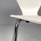 Italian Modern White Lacquered Curved Chairs, 1970s, Set of 6 17