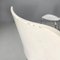 Sedie curve moderne laccate bianche, Italia, anni '70, set di 6, Immagine 12