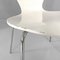 Italian Modern White Lacquered Curved Chairs, 1970s, Set of 6 15