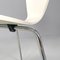 Italienische moderne weiß lackierte geschwungene Stühle, 1970er, 6 . Set 19