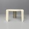 Modern Italian White Plastic Coffee Tables attributed to Giotto Stoppino for Kartell, 1970s, Set of 2 7