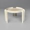 Modern Italian White Plastic Coffee Tables attributed to Giotto Stoppino for Kartell, 1970s, Set of 2 6