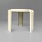 Modern Italian White Plastic Coffee Tables attributed to Giotto Stoppino for Kartell, 1970s, Set of 2, Image 10