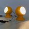 Moderne Italienische Gelbe Metall Tischlampen von Goffredo Reggiani, 1970er, 2er Set 2