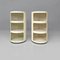 Italian White Nightstands Componibili by Anna Castelli Ferrieri for Kartell, 1970s, Set of 2, Image 4