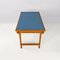 Moderner italienischer Mid-Century Schreibtisch aus hellblauem Laminat aus Holz mit Schublade, 1960er 5